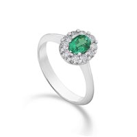 Ringe X-Diamond Dame Classici in Weißgold Smeraldo 0.67 Ct XDACL045DISR - XDACL045DISR